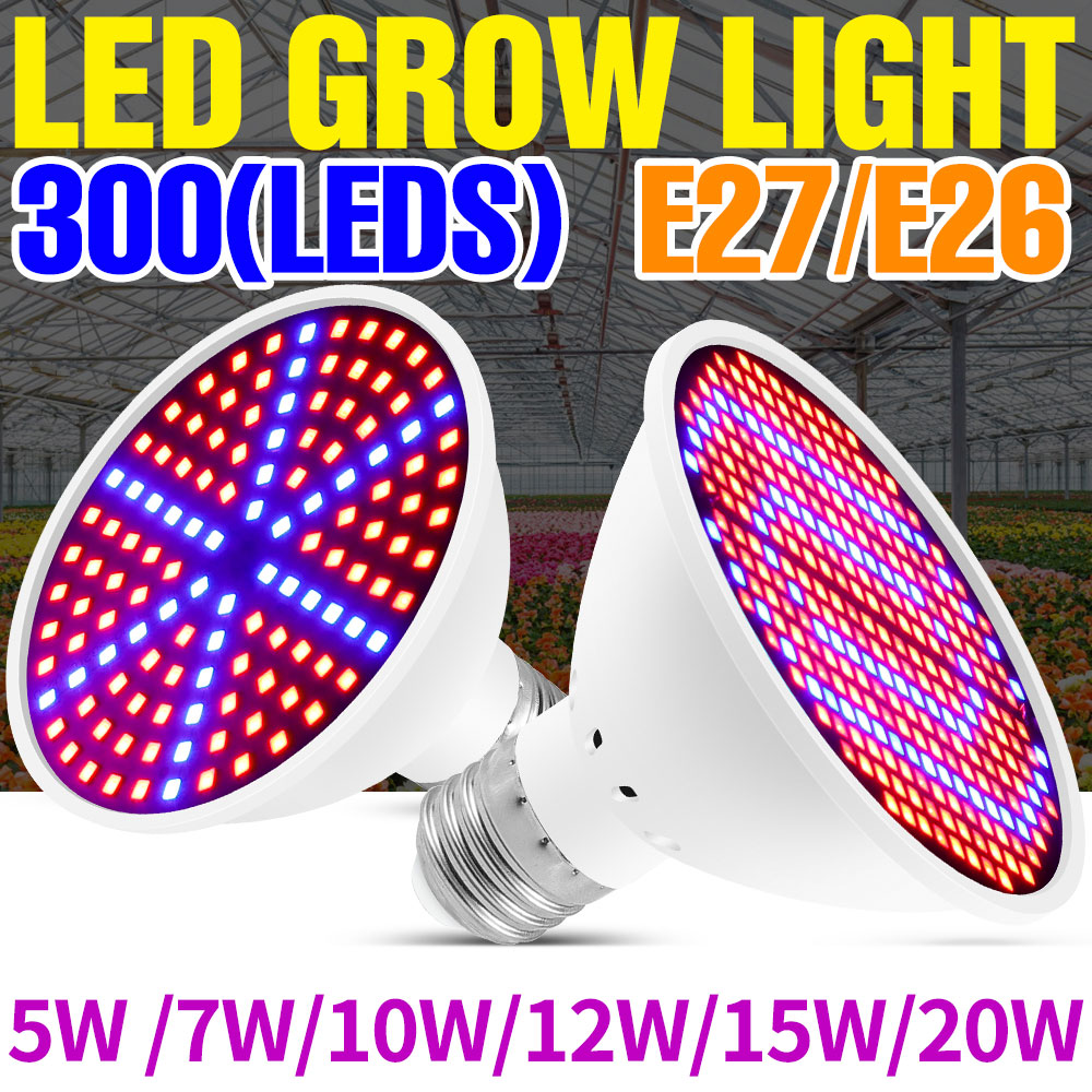 Hydroponic Grow Pod - 25W E27 Tam Spektrumlu LED Bitki
