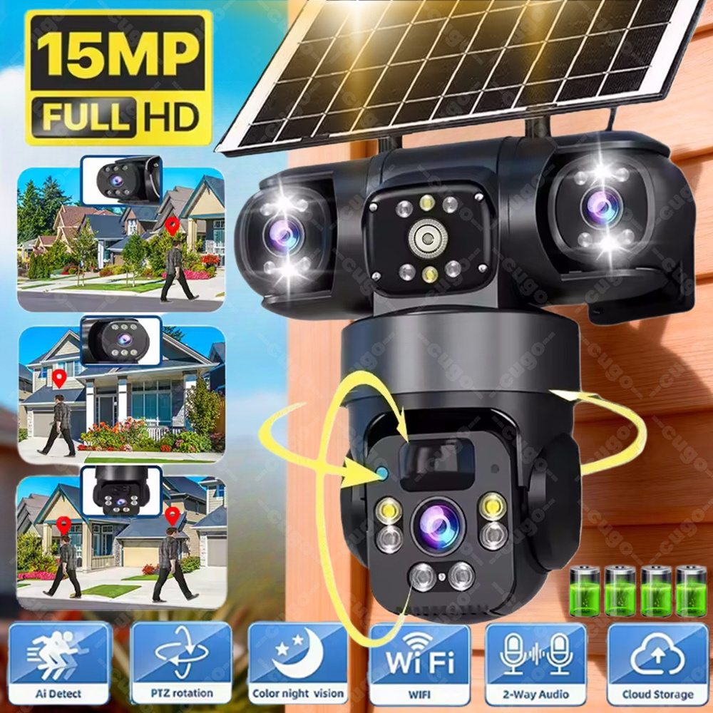 V380 3 Ekranlı 3 Lensli WIFI K - Garden Camera incelemesi ve fiyatı