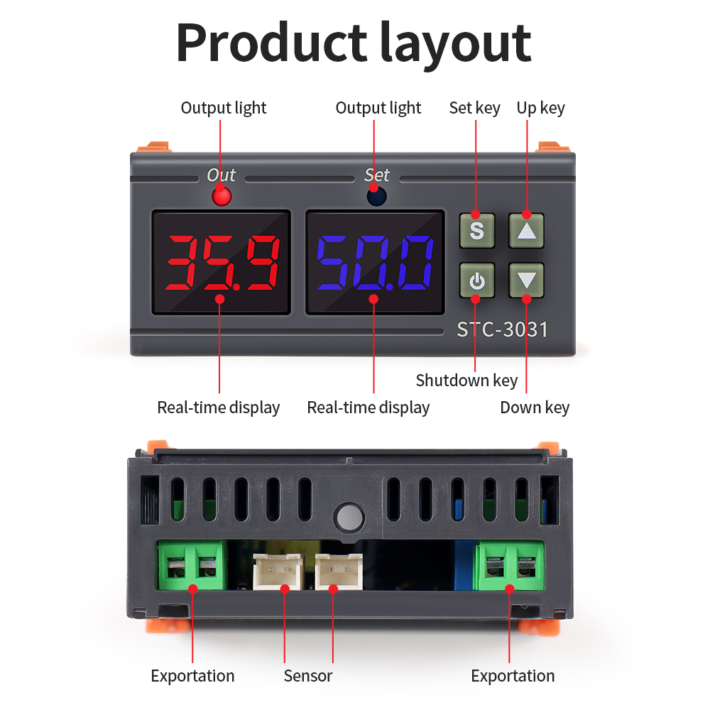 STC-3029 / 3030 / 3031 nem kon - Plant Sensor incelemesi ve fiyatı