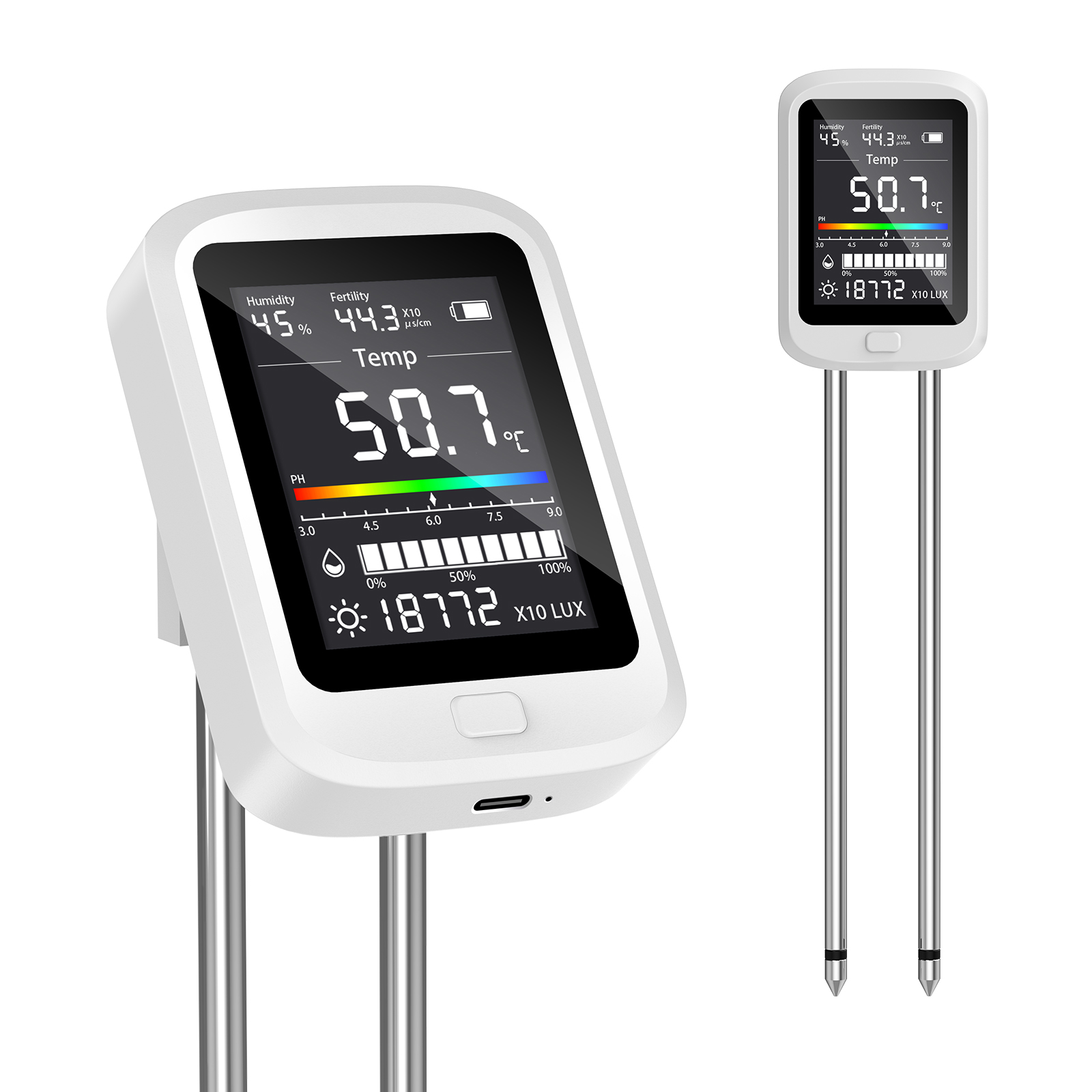 6'sı 1 Arada Toprak Nem Ölçer, - Plant Monitor incelemesi ve fiyatı